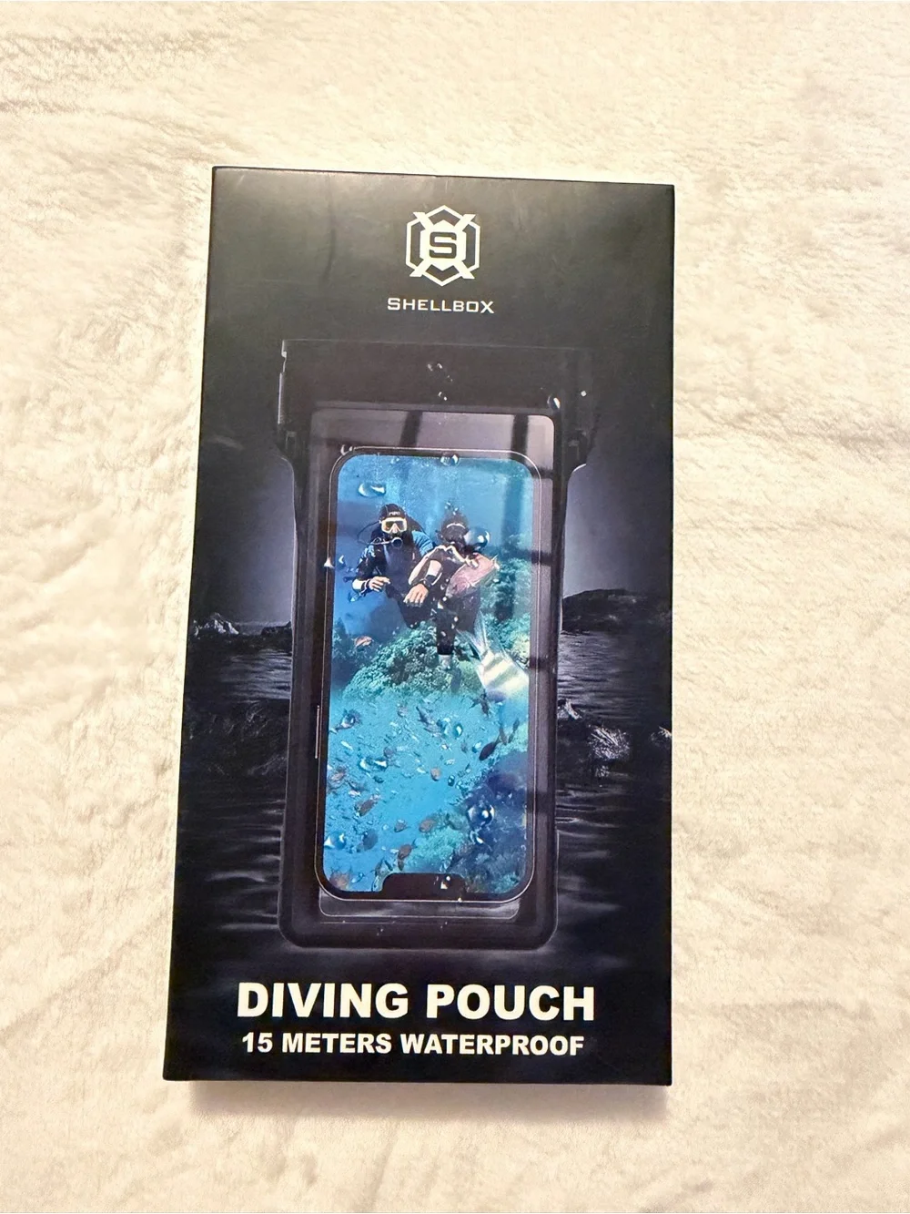 Black Diving Pouch Waterproof Phone Case